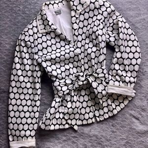 Black & White Polka Dot Jacket